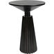 Orson 26 X 18 inch Hand Rubbed Black Side Table