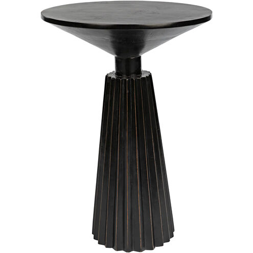 Orson 26 X 18 inch Hand Rubbed Black Side Table