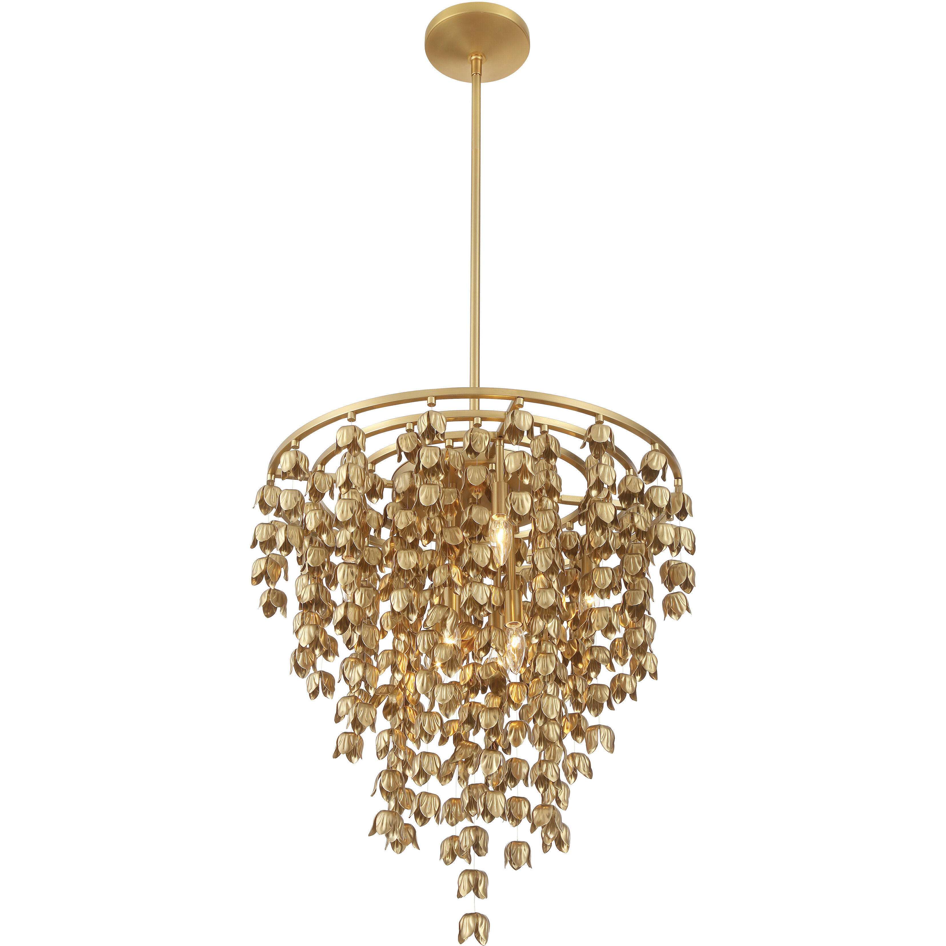 Ashgrove 8 Light 26 inch Legacy Brass Pendant Ceiling Light
