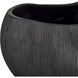 Scribing 5 X 2.5 inch Candle Bowl in Black, Votive