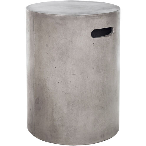 Cato 18 inch Grey Outdoor Stool