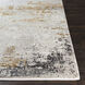 Solar 134 X 90 inch Charcoal Rug in 8 x 11, Rectangle