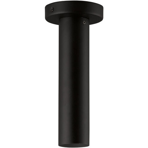 Tortoreto LED 2.36 inch Matte Black Tubular Flush Mount Ceiling Light