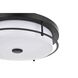 Kolson 1 Light 16 inch Black Flush Mount Ceiling Light