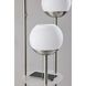 Bianca 63 inch 40.00 watt Brushed Steel Floor Lamp Portable Light, with Shelf