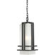 Abbey 1 Light 7.75 inch Black Outdoor Chain Mount Ceiling Fixture