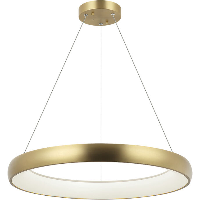 Maverick LED 24 inch Brushed Gold Pendant Ceiling Light