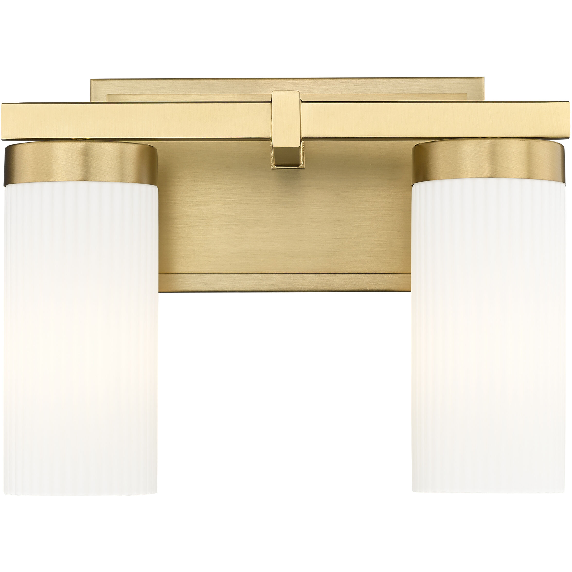 Danica 2 Light 11.75 inch Modern Gold Bath Vanity Light Wall Light