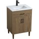 Chandler 24 X 34 inch Walnut Brown Bathroom Vanity Cabinet