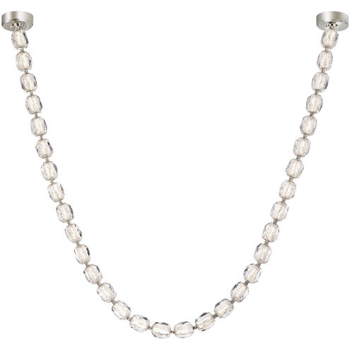 Forever Seduction LED 121.25 inch Polished Nickel Modular Pendant Ceiling Light, Driver in Canopy
