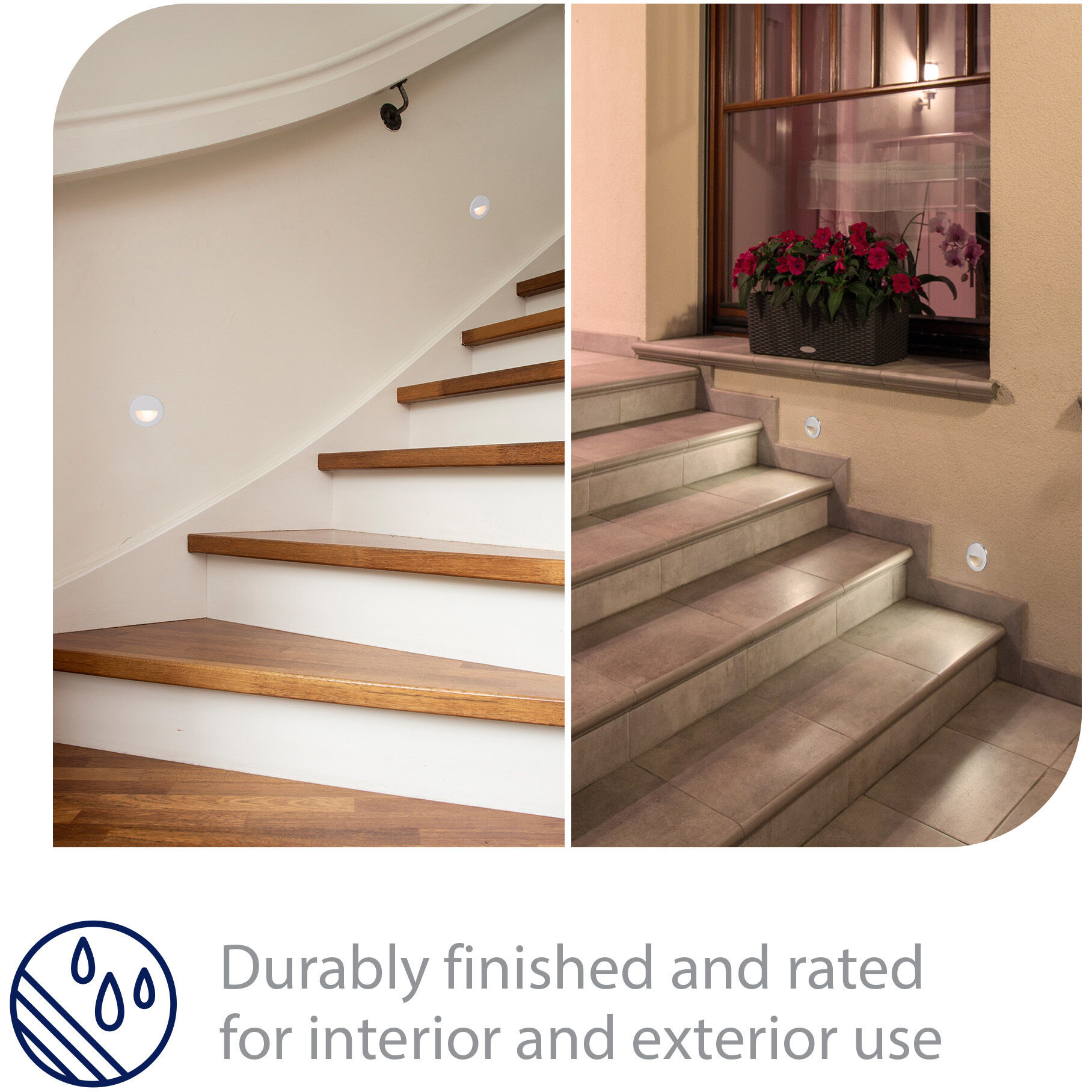 Tyler 120 3.8 watt Bronze Step and Wall Lighting in White, WAC Lighting