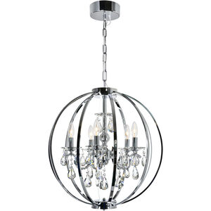 Abia LED 22 inch Chrome Up Chandelier Ceiling Light