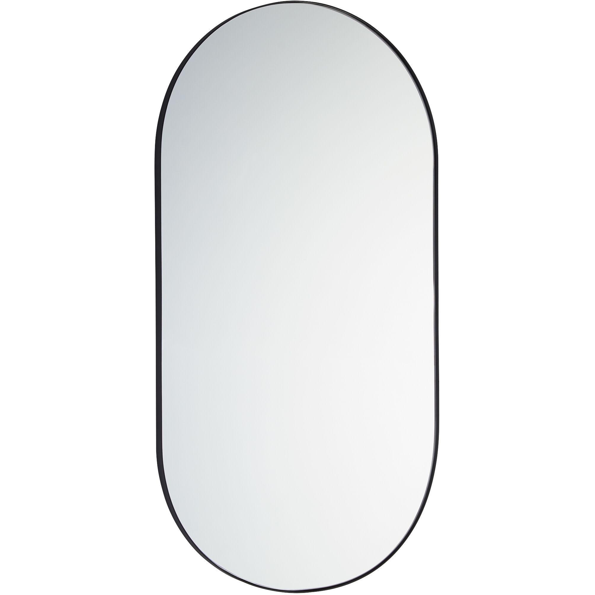 Capsule 45.5 X 28.75 inch Matte Black Mirror