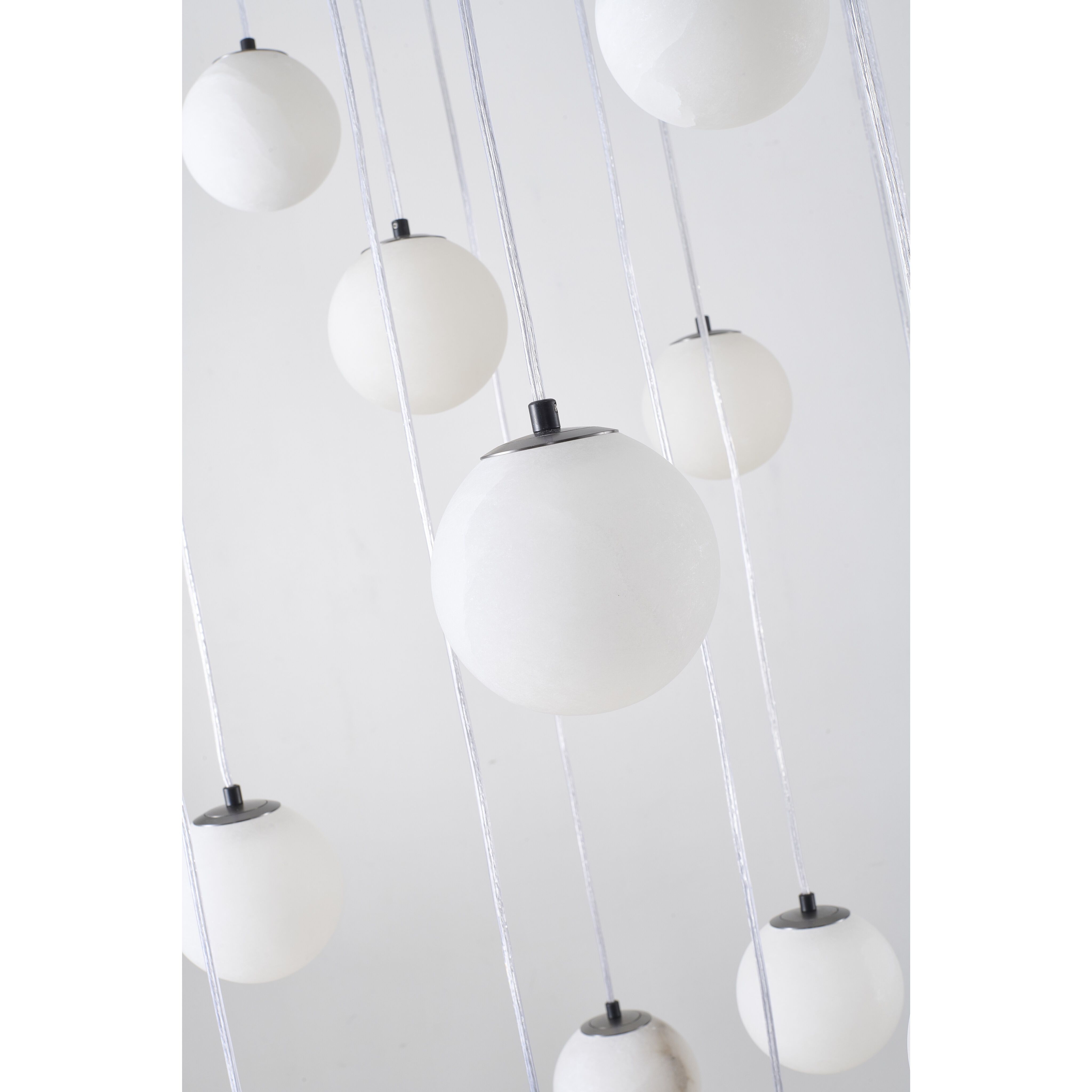 WHP Series 18 Light 32 inch Black Chandelier Ceiling Light