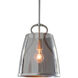 Caliper 1 Light 9.9 inch Sterling Pendant Ceiling Light in Plated Smoke