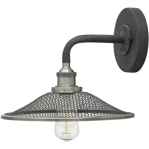 Rigby 1 Light 10 inch Aged Zinc with Antique Nickel Indoor Wall Sconce Wall Light