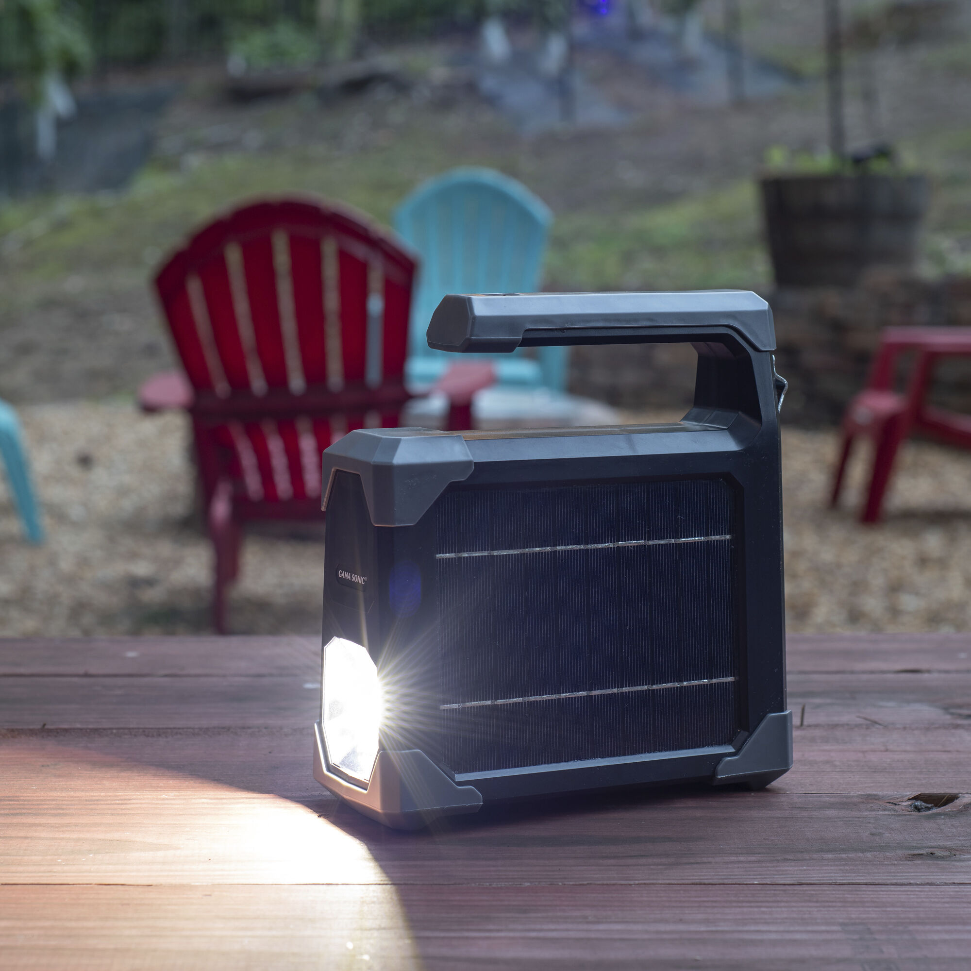 Christopher 1 Light 8.75 inch Black and Grey Security and Utility Lights, Solar