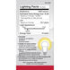 Lumos LED A19 15.50 watt 3000K, 4 PACK Light Bulb 