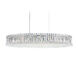 Plaza 16 Light 34 inch Stainless Steel Linear Pendant Ceiling Light in Optic