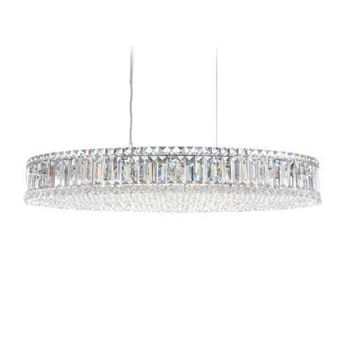 Plaza 16 Light 34 inch Stainless Steel Linear Pendant Ceiling Light in Optic