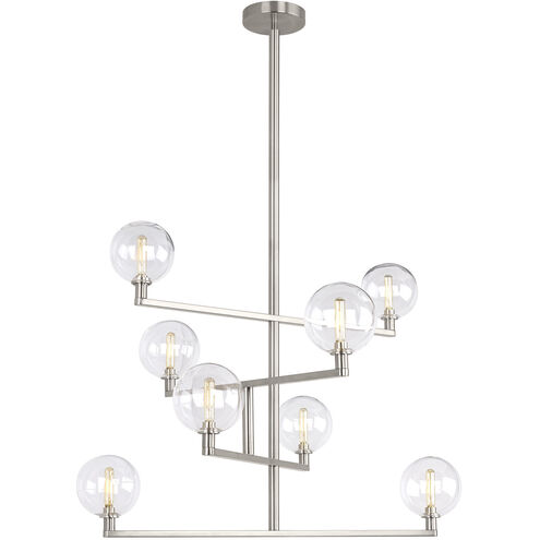 Sean Lavin Gambit 35.3 inch Satin Nickel Chandelier Ceiling Light in Incandescent