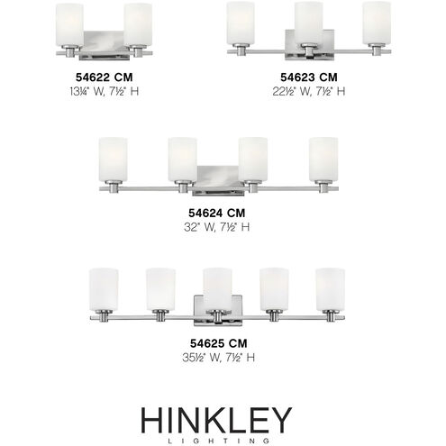 Karlie 4 Light 32 inch Chrome Vanity Light Wall Light