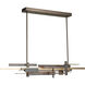 Planar LED 48.3 inch Dark Smoke and Soft Gold Pendant Ceiling Light in Dark Smoke/Soft Gold
