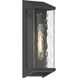 Azure Bay 1 Light 14.75 inch Black Outdoor Wall Sconce