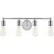 Serif 4 Light 22 inch Chrome Wall Sconce Wall Light