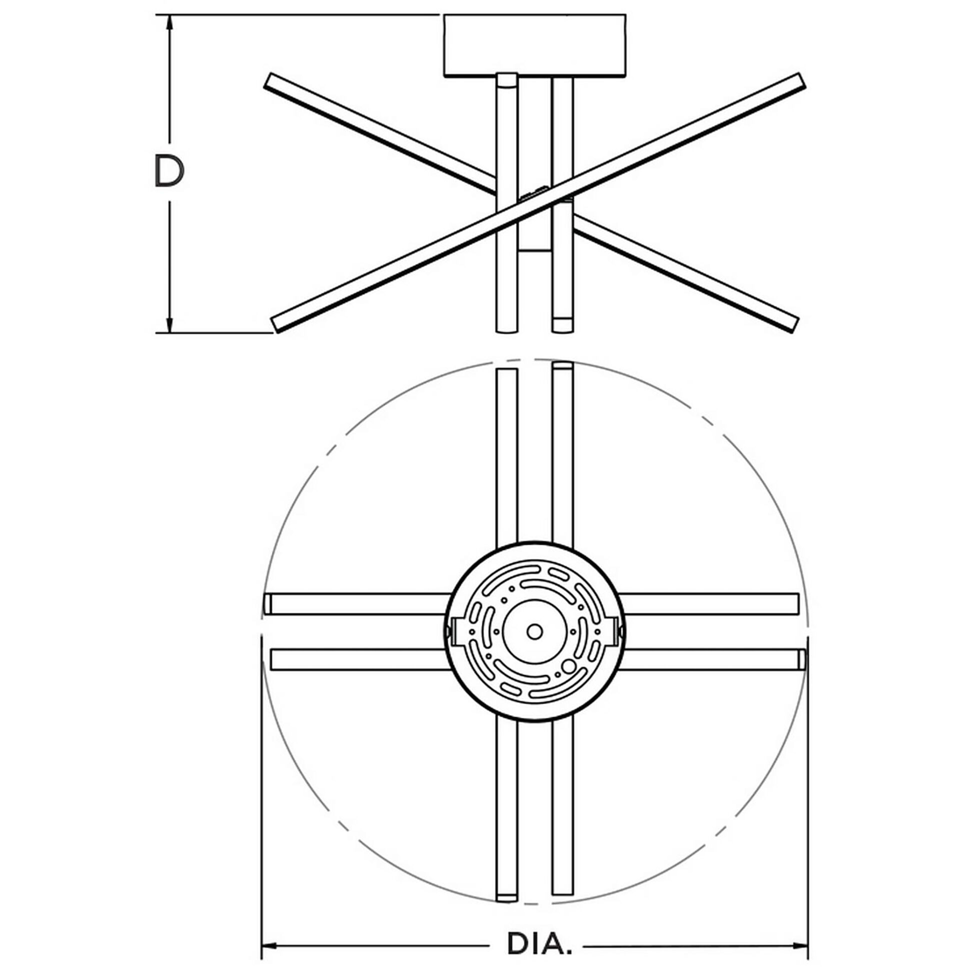 Jaxx LED 15 inch Polished Chrome Flushmount Ceiling Light 