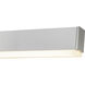Vega LED 56 inch Brushed Nickel Linear Pendant Ceiling Light