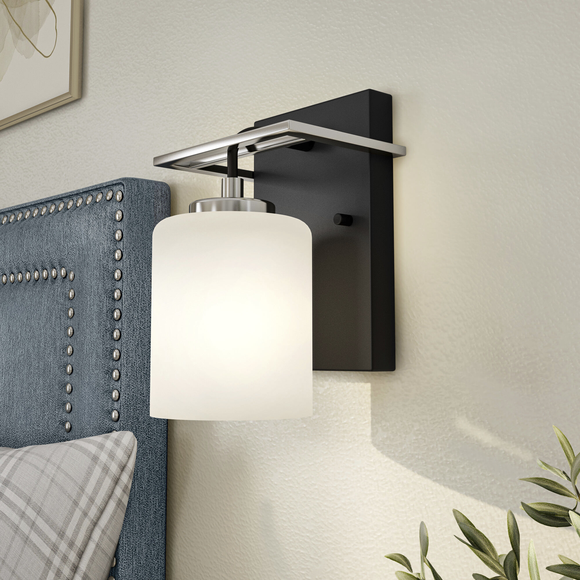 Prince St 1 Light 6 inch Matte Black Wall Sconce Wall Light