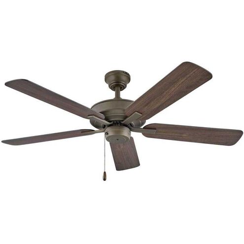 Metro Wet 52 inch Metallic Matte Bronze with Walnut Blades Fan