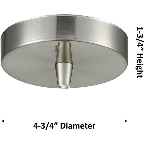 Bridal Veil 1 Light 5 inch Satin Nickel Mini Pendant Ceiling Light in Clear