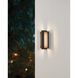 Jubilee LED 12.25 inch Matte Black Exterior Wall Sconce