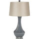 Belhaven 30.5 inch 100 watt Slate Gray Table Lamp Portable Light