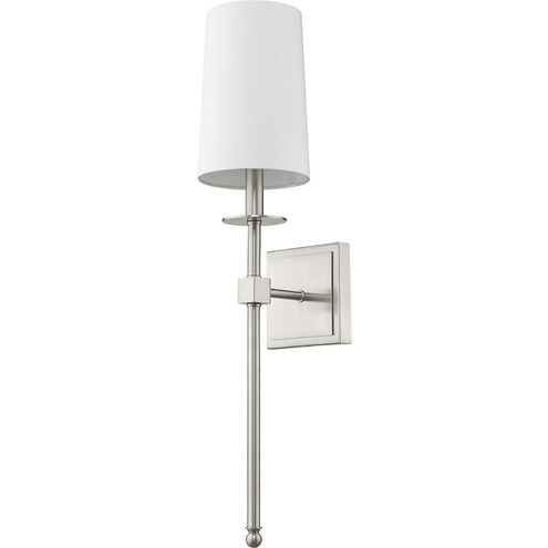 Camila 1 Light 5.5 inch Brushed Nickel Wall Sconce Wall Light