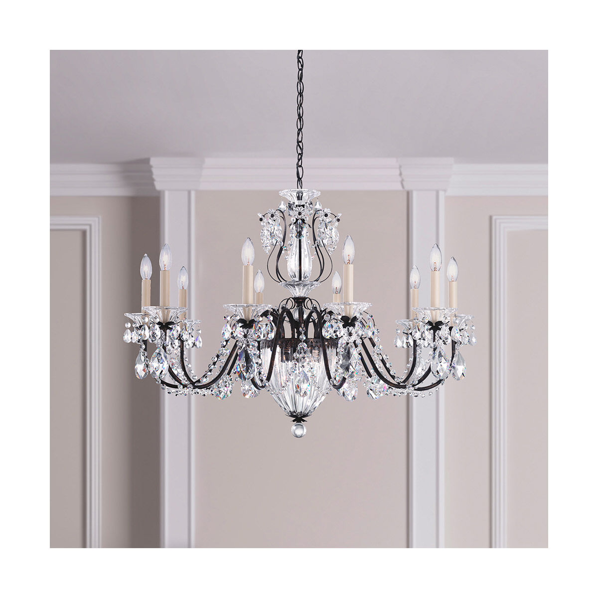 Bagatelle 13 Light 35 inch Heirloom Bronze Chandelier Ceiling Light