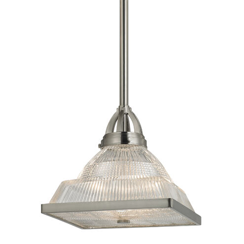 Harriman 1 Light 14.25 inch Satin Nickel Pendant Ceiling Light