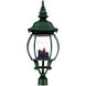 Chateau 4 Light 29 inch Matte Black Exterior Post Mount Light