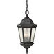 Martinsville 3 Light 10.25 inch Black Outdoor Pendant Lantern