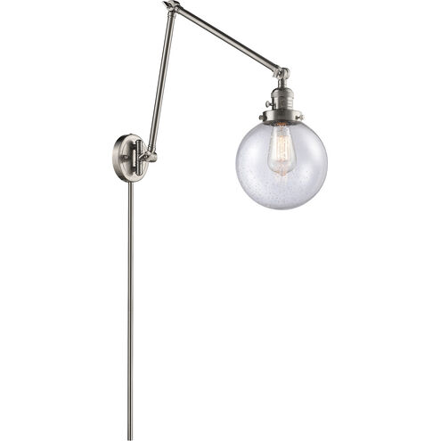 Large Beacon 1 Light 8.00 inch Swing Arm Light/Wall Lamp