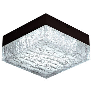 Cermack LED 8 inch Black Flush Mount Ceiling Light