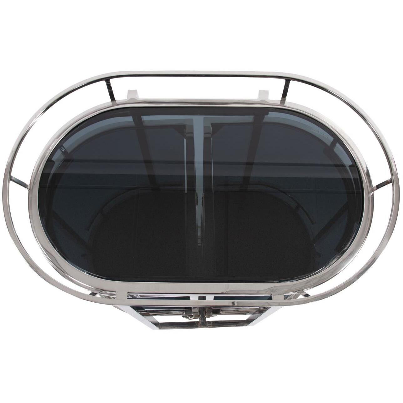 Carter Silver Bar Cart