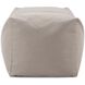 Seascape 18.25 inch Sand Outdoor Pouf Bench