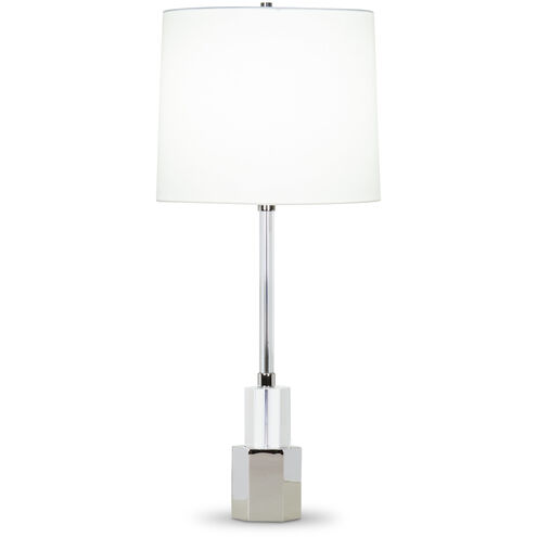 Breton 31.5 inch 150.00 watt Polished Nickel Table Lamp Portable Light