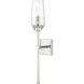 Cosmo 1 Light 5 inch Polished Nickel Wall Sconce Wall Light