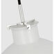Thomas O'Brien Maxey LED 13.5 inch Polished Nickel Globe Pendant Ceiling Light