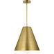 Sean Lavin Ace LED 17.2 inch Plated Brass Line-Voltage Pendant Ceiling Light