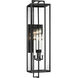 Knoll Road 4 Light 35 inch Coal Outdoor Wall Mount, Great Outdoors